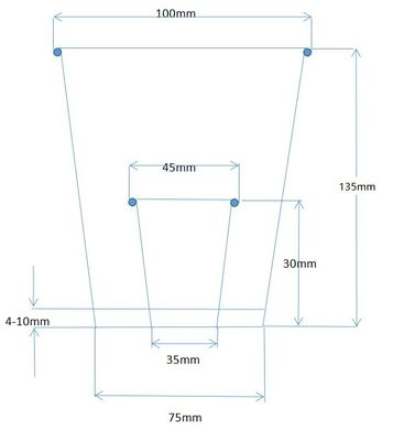 Máquina automática de fabricación de tazas de papel desechables de velocidad media con tamaño externo 2130mm*1350mm*1900mm y voltaje 220V/380V