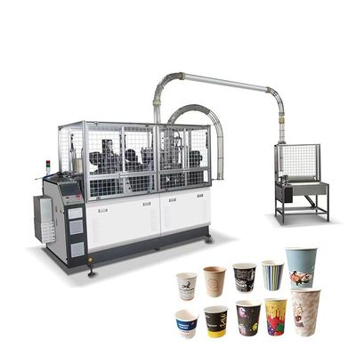 2-12 Oz Máquina de moldeado de tazas de papel con diseño de doble pared Tamaño externo de 2200*1350*1900mm y 2500 kg Capacidad
