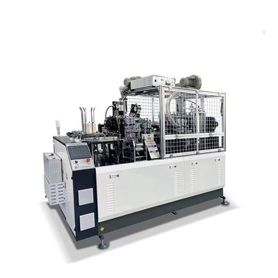 Máquina automática de hacer tazas de café de papel con alta velocidad de 90-100pcs/min y Copper Bar Cup Boned Way
