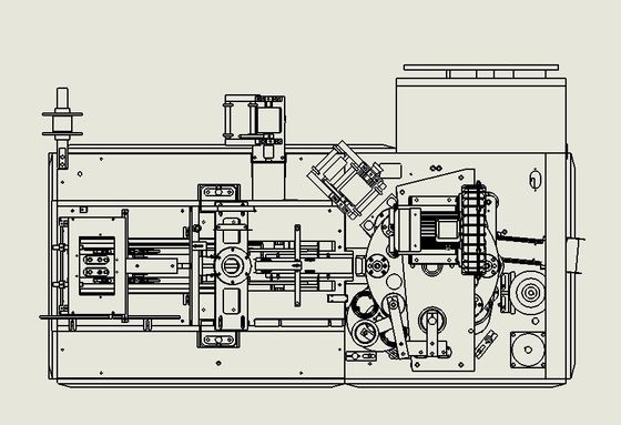 Máquina de fabricación de vasos de papel desechables totalmente automática de alta velocidad con potencia de 4 kW y tamaño de 2130mm * 1350mm * 1900mm