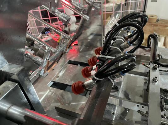 Máquina de producción de tazas de papel desechables de 4kw totalmente automática Máquina de fabricación de tazas de alta velocidad 70-90pcs/M con voltaje de 380V 50Hz