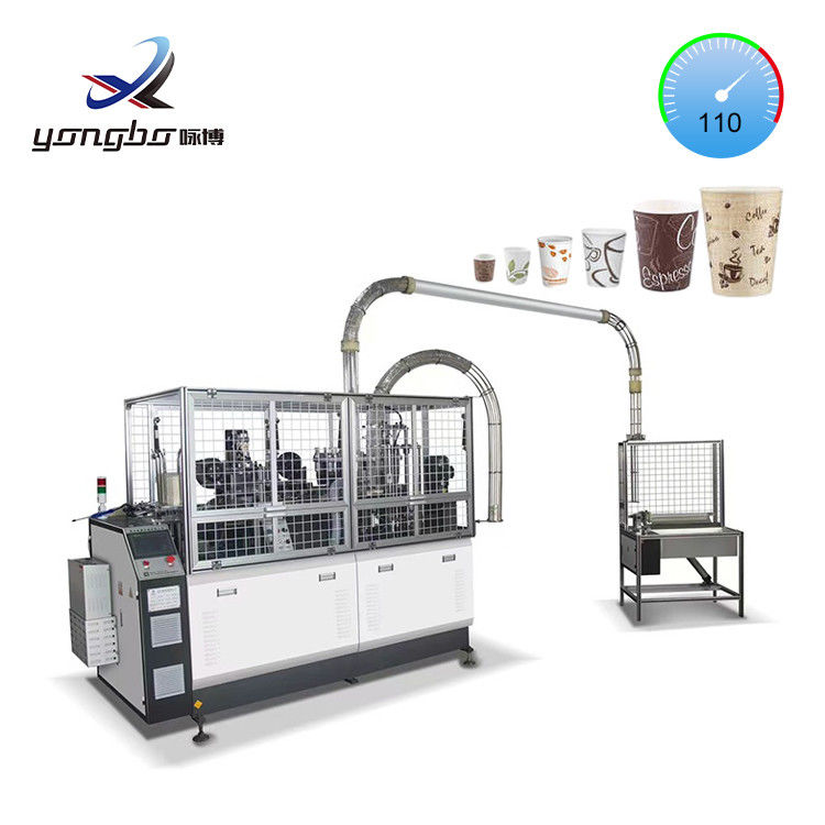 Máquina de moldeado de tazas de papel de consumo con fuente de gas de 0,5-0,8MPa y especificación de papel de 150-350 GSM